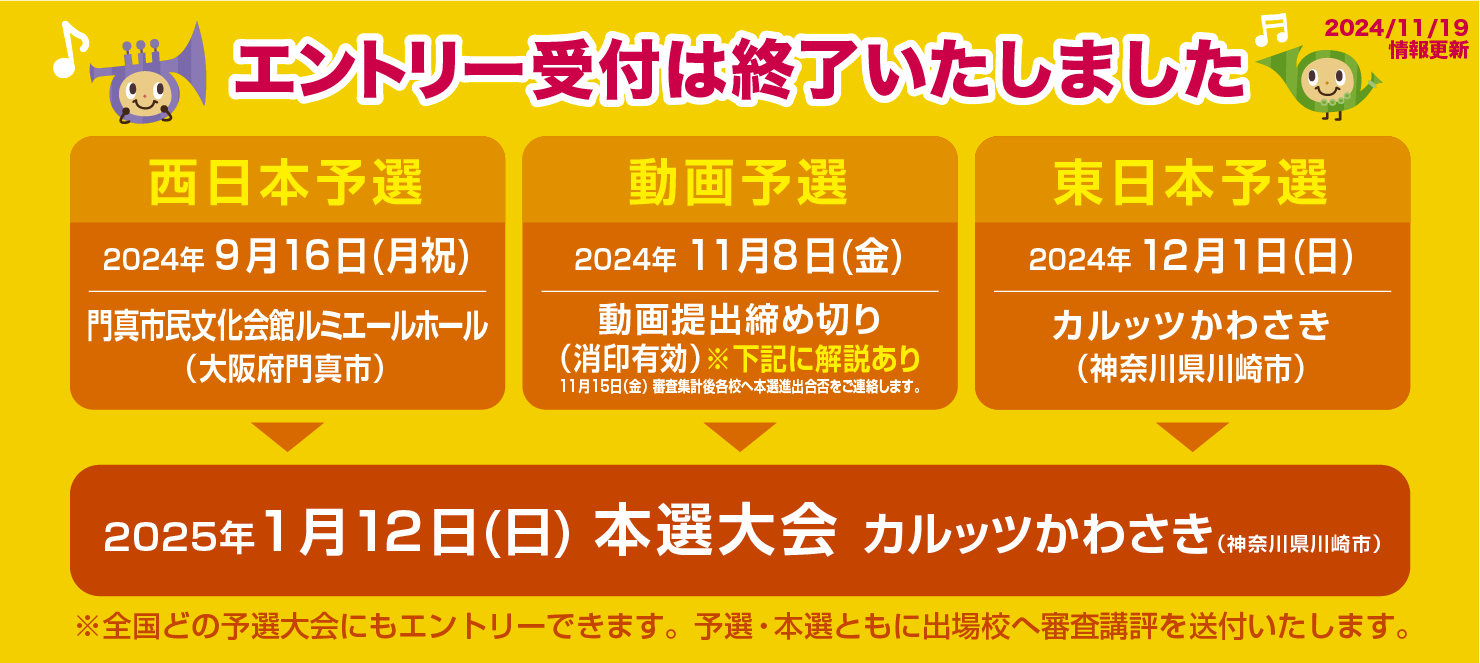 第10回ブラスシンフォニーコンクール メインバナー大会概要へ